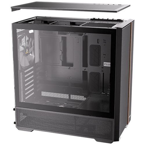Antec FLUX REAR Midi Tower Czarny