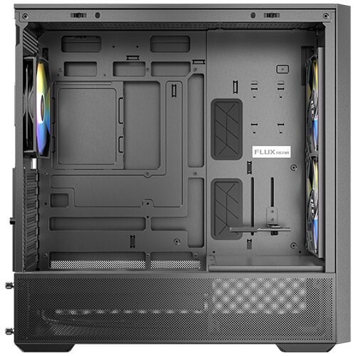 Antec FLUX REAR Midi Tower Czarny