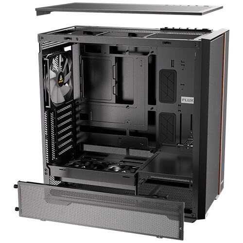 Antec FLUX REAR Midi Tower Czarny