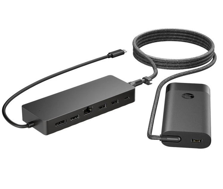 HP Zestaw uniwersalnego koncentratora USB-C i ładowarki do laptopów