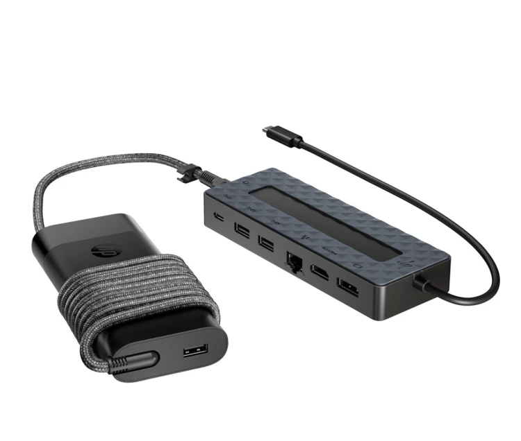 HP Zestaw uniwersalnego koncentratora USB-C i ładowarki do laptopów