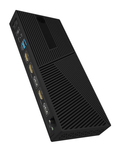ICY BOX IB-DK2246AC Przewodowa USB 3.2 Gen 2 (3.1 Gen 2) Type-A Czarny
