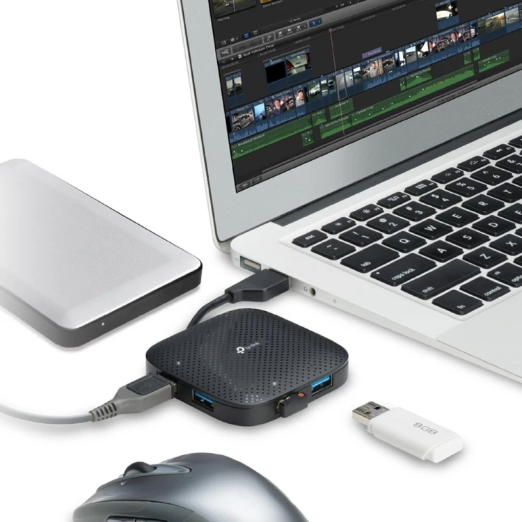 Hub TP-LINK UH400 (4x USB 3.0; kolor czarny)