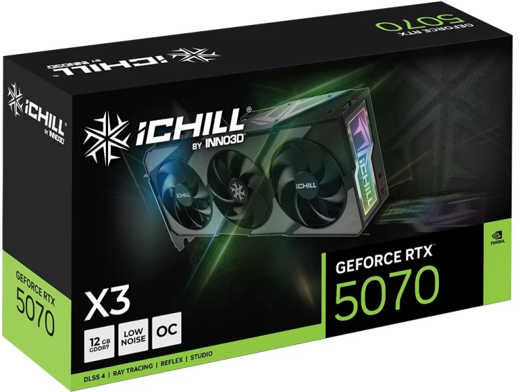INNO3D iChill GeForce RTX 5070 X3 NVIDIA 12 GB GDDR7