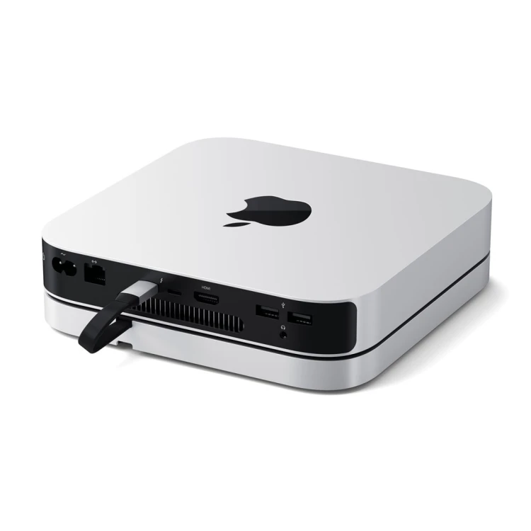 Satechi Stand & Hub - podstawka i hub do Mac Mini/Studio (USB-C 3.2, USB-A 3.2, 2x USB-A 3.0, 3,5mm jack, port micro/SD, NVMe/M.2 SATA SSD)