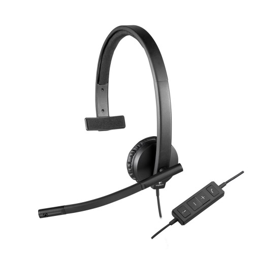 Słuchawki Logitech H570e USB Typu-A Czarne
