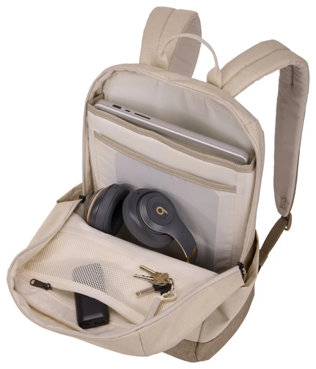 Thule | Lithos | Plecak 20L | Pasuje do rozmiaru 16" | Plecak na laptopa | Pelikan Szary/Wyblakły Khaki