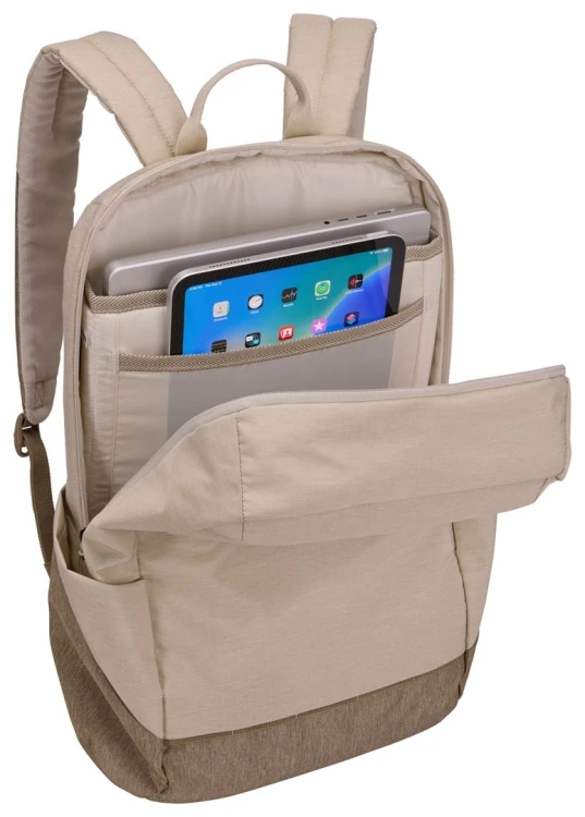 Thule | Lithos | Plecak 20L | Pasuje do rozmiaru 16" | Plecak na laptopa | Pelikan Szary/Wyblakły Khaki