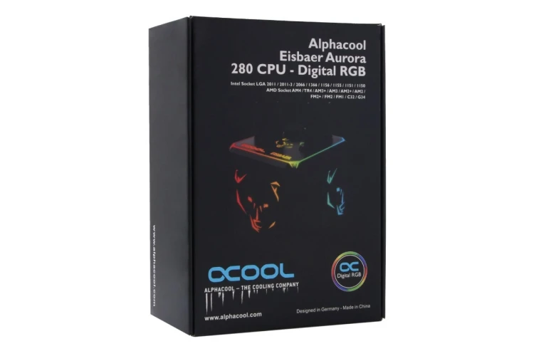 Alphacool 11729 system chłodzenia komputerów Procesor Chłodnica cieczy all-in-one 14 cm Czarny 1 szt.