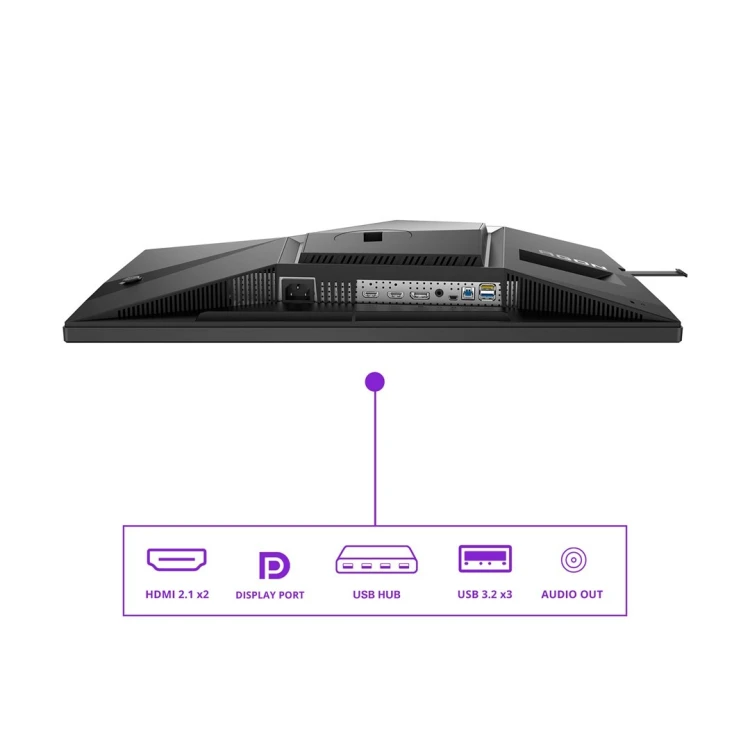 Wyświetlacz OLED AOC AG326UD 32" 165Hz, 3840x2160, 250cd/m2, 2 HDMI