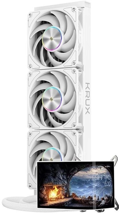 Chłodzenie wodne Krux HydroArc 360 White (KRXE011)