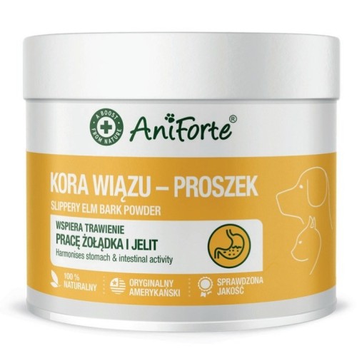 AniForte KORA WIĄZU – PROSZEK NA WSPARCIE TRAWIENIA DLA KOTA/PSA 100g