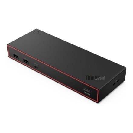 Inteligentna stacja dokująca Lenovo ThinkPad USB4 5500 (z zasilaczem 135 W) | Ilość DisplayPorts: 2 | Ilość portów HDMI: 1 | 100 W