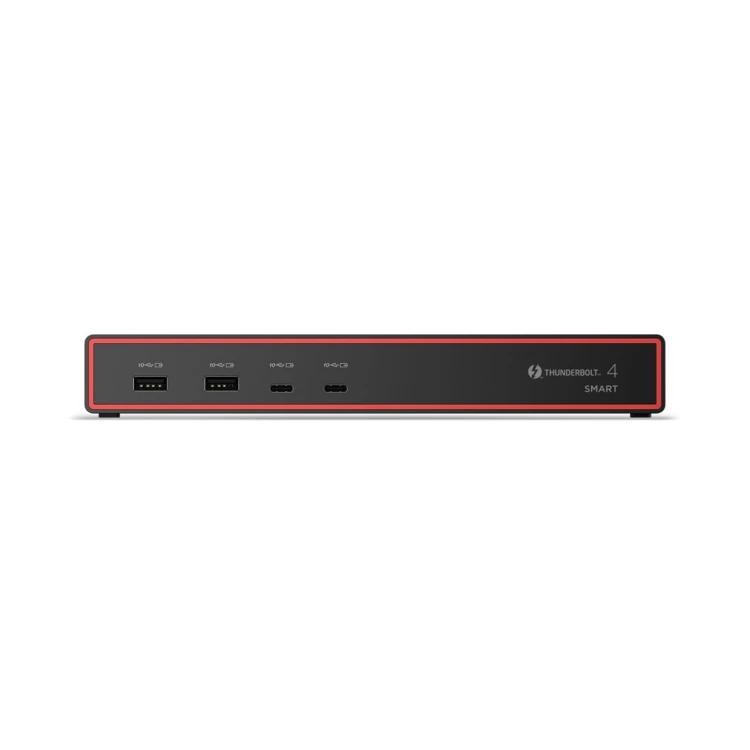 Inteligentna stacja dokująca Lenovo ThinkPad USB4 5500 (z zasilaczem 135 W) | Ilość DisplayPorts: 2 | Ilość portów HDMI: 1 | 100 W