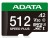 Karta pamięci MEMORY MICRO SDXC 512GB UHS-I ADATA UD512GUI3V30A2SP-RA1