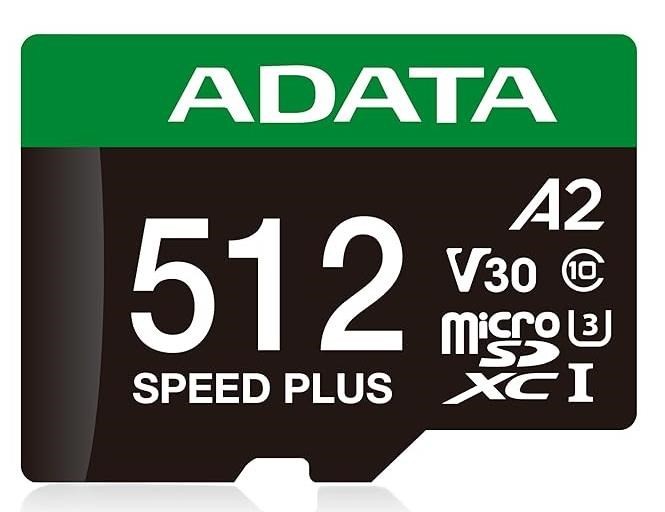 Karta pamięci MEMORY MICRO SDXC 512GB UHS-I ADATA UD512GUI3V30A2SP-RA1