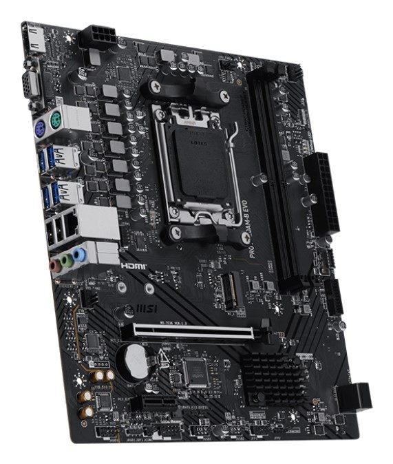 MSI PRO A620AM-B EVO płyta główna AMD A620A Gniazdo AM5 ATX
