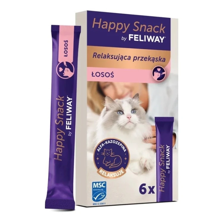 Ceva Happy Snack łosoś przysmak dla kota 6szt