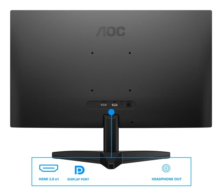 AOC B3 Q24B36X monitor komputerowy 60,5 cm (23.8") 2560 x 1440 px Quad HD LED Czarny