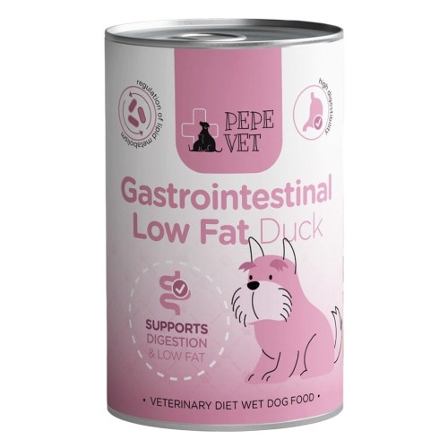 Paka Zwierzaka Pepe Vet Karma mokra Gastrointestinal Low Fat Duck 400g