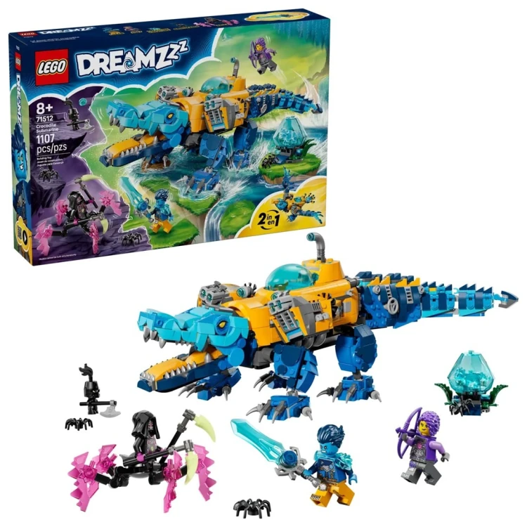 LEGO DREAMZZZ 71512 Krokodylołódź podwodna