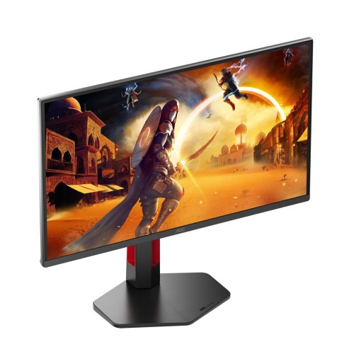 Monitor AOC Q25G4SR, 24,5 cali, IPS, Złącze QHD, 16:9, 300 Hz, 1 ms, 2560 x 1440 pikseli, 400 cd/m2, Ilość portów HDMI: 2, Czarny