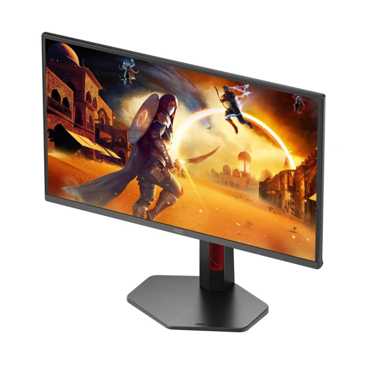 Monitor AOC Q25G4SR, 24,5 cali, IPS, Złącze QHD, 16:9, 300 Hz, 1 ms, 2560 x 1440 pikseli, 400 cd/m2, Ilość portów HDMI: 2, Czarny