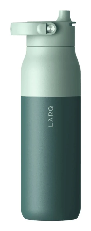LARQ Bottle PureVis 2 - inteligentna, samoczyszcząca butelka filtrująca, światło UV-C 680ml (eucalyptus green)