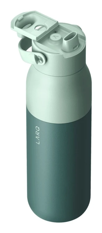 LARQ Bottle PureVis 2 - inteligentna, samoczyszcząca butelka filtrująca, światło UV-C 680ml (eucalyptus green)