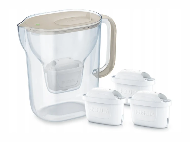 Dzbanek Brita Essential XL+3 wkłady (piaskowy)