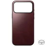 Nomad Modern Leather Case pokrowiec na telefon komórkowy 17,5 cm (6.9") Bordowy