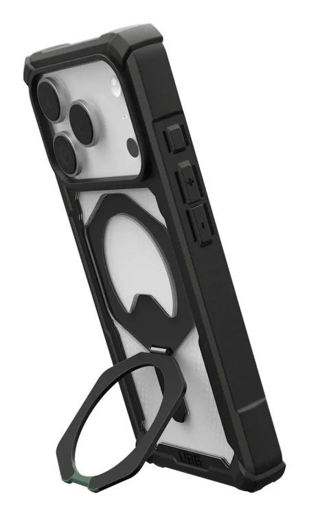 Urban Armor Gear 11452711404G pokrowiec na telefon komórkowy 16 cm (6.3") Czarny, Przezroczysty