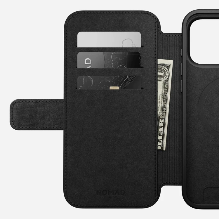 Nomad Modern Leather Folio pokrowiec na telefon komórkowy 17,5 cm (6.9") Brązowy