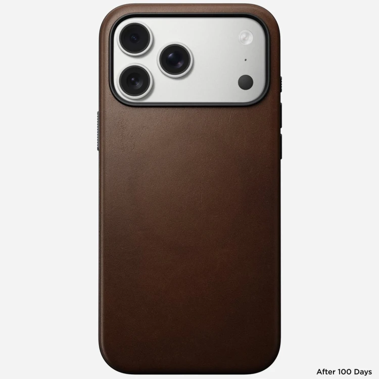 Nomad Modern Leather Case pokrowiec na telefon komórkowy 17,5 cm (6.9") Brązowy