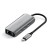 Satechi 4-In-1 USB-C Hub - hub do urządzeń mobilnych USB-C (3x USB-C 3.2 gen2 10Gbps, 2.5 Gigabit Ethernet) (space gray)