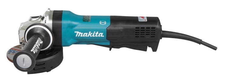 MAKITA SZLIFIERKA KĄT.125mm  GA5093X01 1900W WŁĄCZNIK ŁOPATKOWY, REG.OBR., HAMULEC
