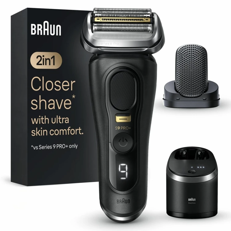 Braun Series 9 Pro+ 9590cc Wet & Dry Golarka foliowa Przycinarka Czarny