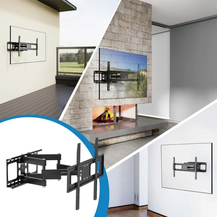 Manhattan Outdoor TV Uchwyt ścienny Full Motion 37-86" 50kg