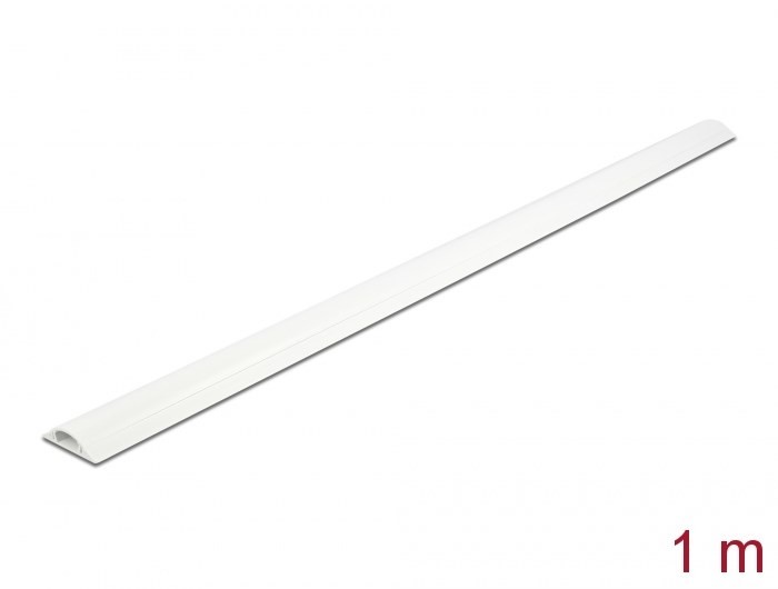 DeLOCK Korytko kablowe 30 x 8 mm - długość 1 m białe