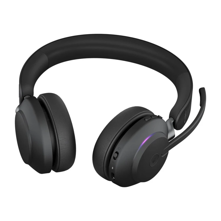 Jabra Evolve2 65 Zestaw słuchawkowy Bezprzewodowy Opaska na głowę Biuro/centrum telefoniczne USB Type-C Bluetooth Podstawka do ładowania