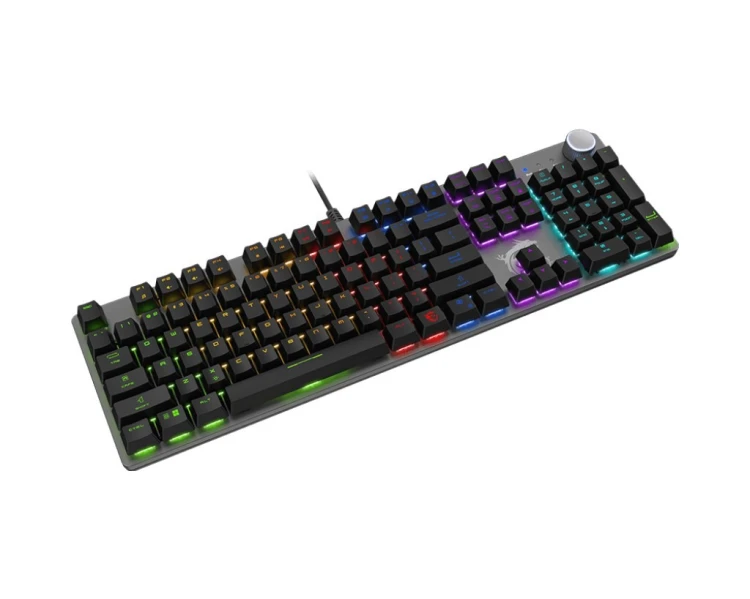 MSI FORGE GK320 RED klawiatura Gaming USB QWERTY Angielski Czarny