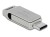 DeLOCK Pendrive USB-C + Typ-A 5 Gbps 128 GB - metalowa obudowa