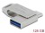 DeLOCK Pendrive USB-C + Typ-A 5 Gbps 128 GB - metalowa obudowa