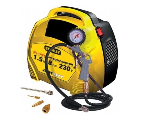Sprężarka bezolejowa AIR KIT OL 1,1KW 8 BAR STANLEY