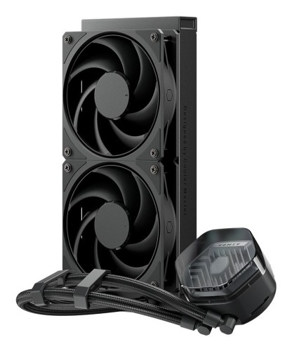 Cooler Master MasterLiquid ATMOS Stealth Series Procesor Zestaw do chłodzenia płynami 12 cm Czarny
