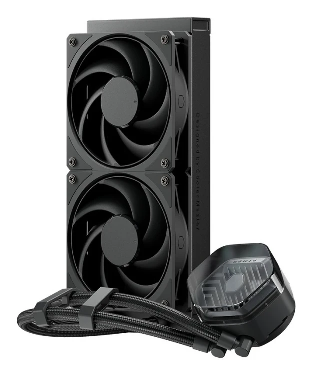 Cooler Master MasterLiquid ATMOS Stealth Series Procesor Zestaw do chłodzenia płynami 12 cm Czarny