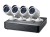 LevelOne CCTV 8-kanałowy zestaw 2MP/IP66/H.264/1x3.5"/IR-30m biały