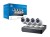 LevelOne CCTV 8-kanałowy zestaw 2MP/IP66/H.264/1x3.5"/IR-30m biały