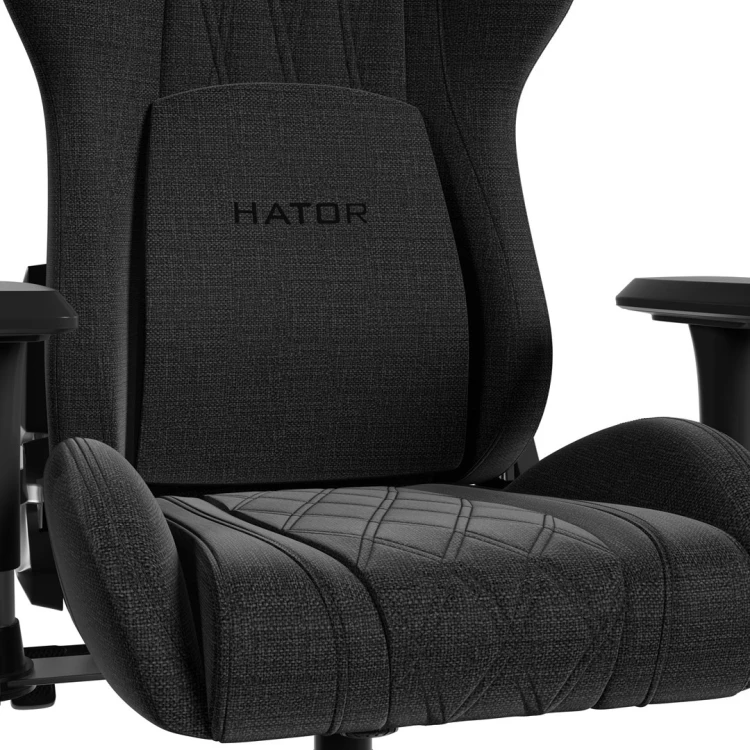 HATOR Darkside 3M Fabric Uniwersalny fotel dla gracza Czarny