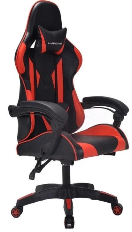 Fotel gamingowy HappyGame model 7911 kolor czerwony